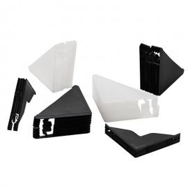 Zelfklemmende hoekbeschermers van kunststof (per stuk)